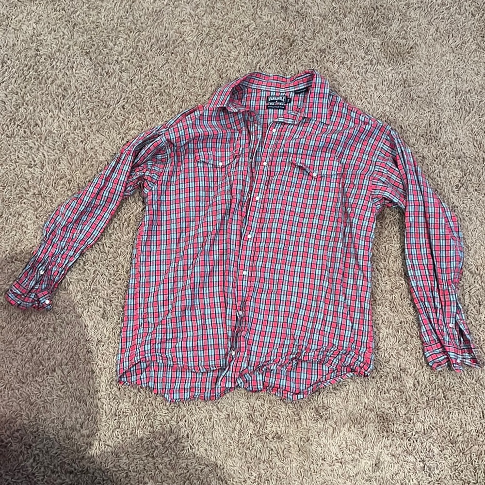 Men’s. Westren shirt. Pearl snap. 2Xl.